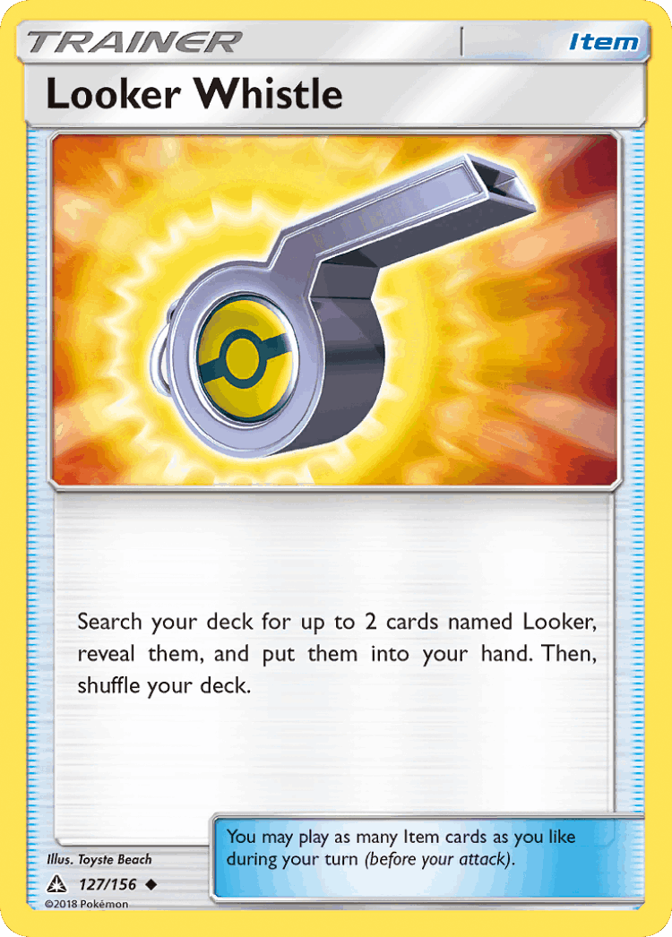 Looker Whistle #127 from Ultra Prism - Uncommon - Illustrated by Toyste Beach
