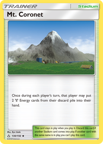 Mt. Coronet #130 from Ultra Prism - Uncommon - Illustrated by Ryo Ueda