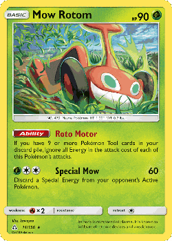 Mow Rotom Pokémon TCG card art