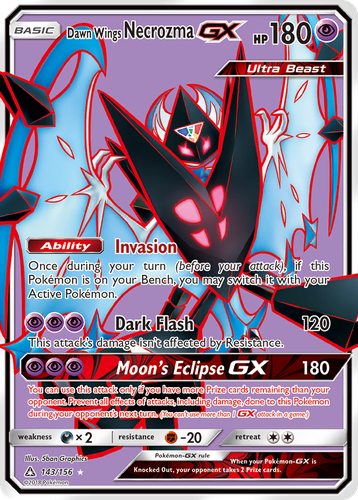 Dawn Wings Necrozma-GX 143, Ultra Prism
