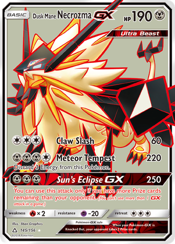 Dusk Mane Necrozma-GX 145, Ultra Prism