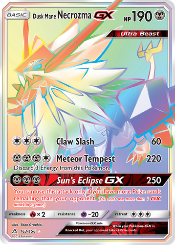 Dusk Mane Necrozma-GX 163, Ultra Prism