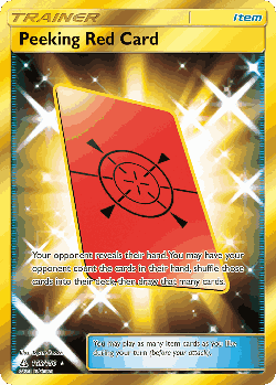 Peeking Red Card 169, Ultra Prism