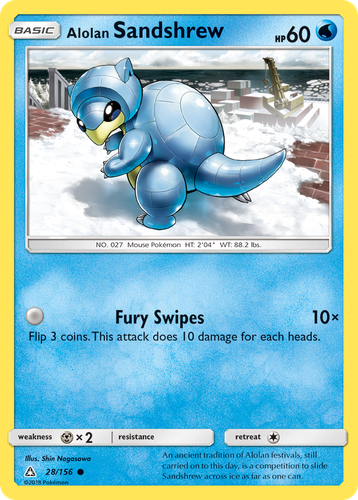 Alolan Sandshrew 28, Ultra Prism
