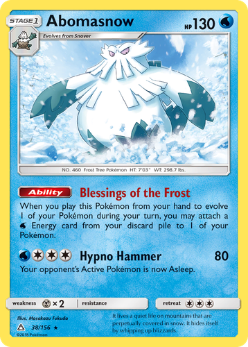 Abomasnow 38, Ultra Prism