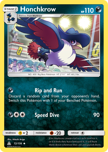 Honchkrow 72, Ultra Prism