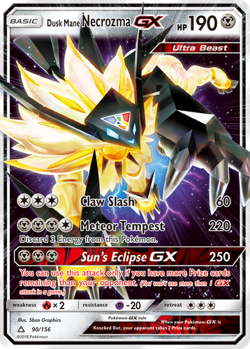 Dusk Mane Necrozma-GX 90, Ultra Prism