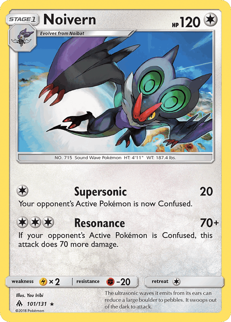 Noivern #101 from Forbidden Light - Rare - Illustrated by You Iribi