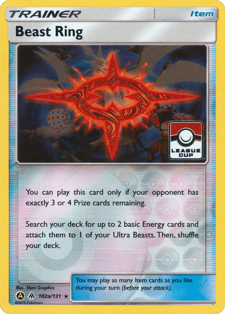 Beast Ring #102 from Forbidden Light - Rare - Illustrated by 5ban Graphics