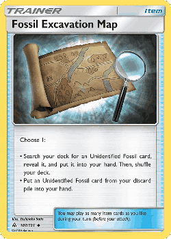 Fossil Excavation Map 107, Forbidden Light