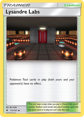 Lysandre Labs 111, Forbidden Light
