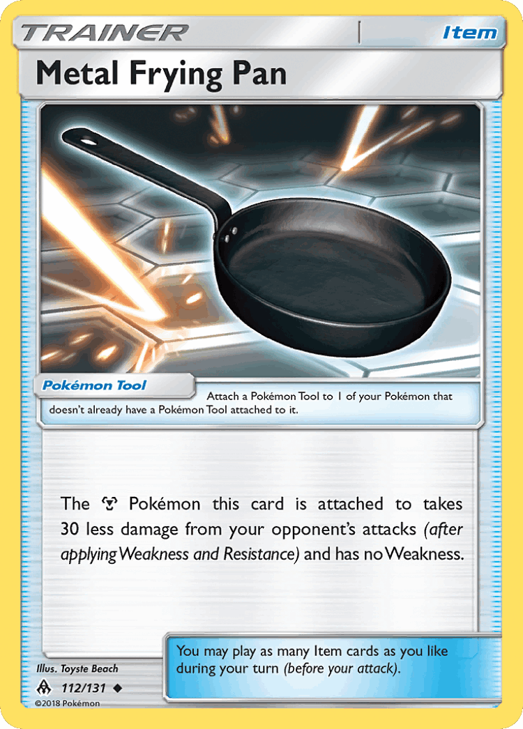 Metal Frying Pan #112 from Forbidden Light - Uncommon - Illustrated by Toyste Beach