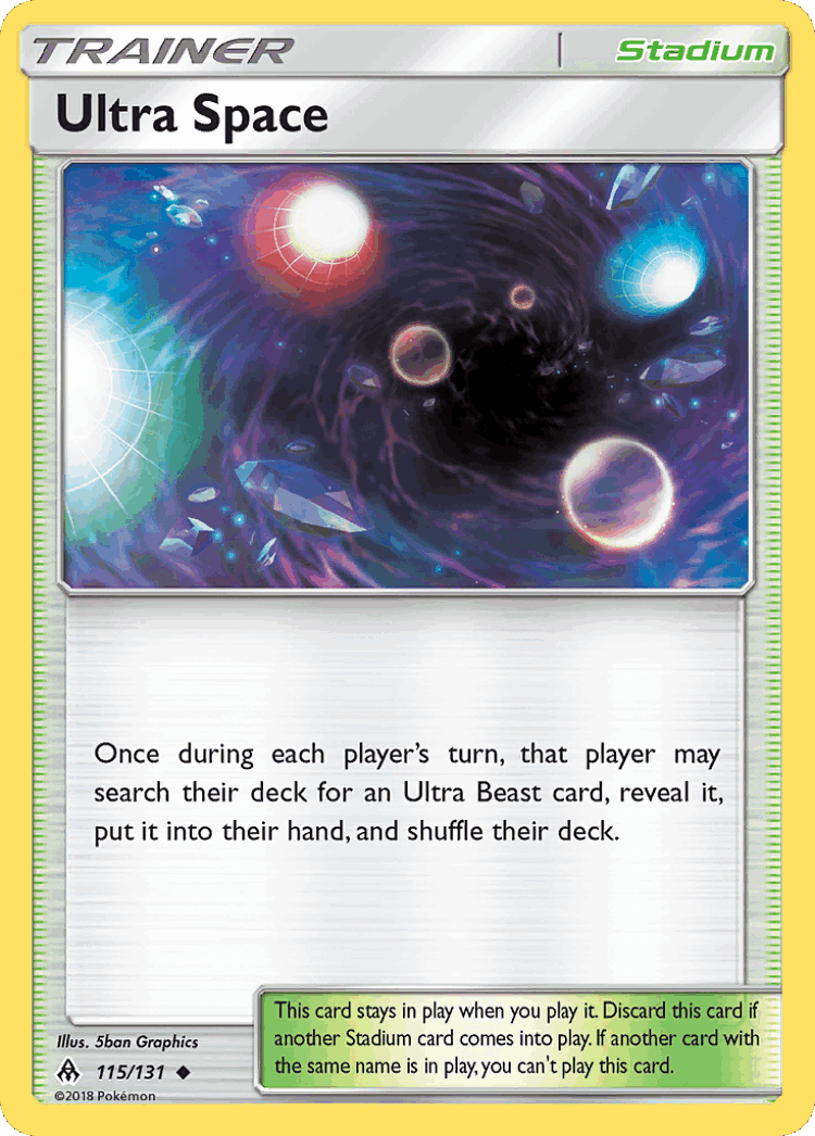 Ultra Space #115 from Forbidden Light - Uncommon - Illustrated by 5ban Graphics