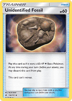 Unidentified Fossil 116, Forbidden Light