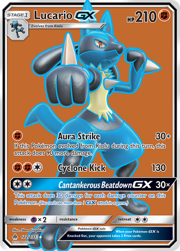 Lucario-GX 122, Forbidden Light