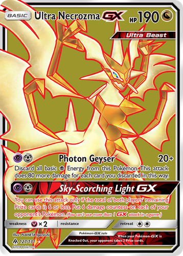 Ultra Necrozma-GX 127, Forbidden Light