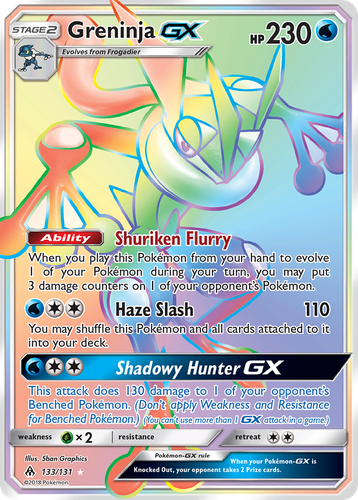 Greninja-GX 133, Forbidden Light