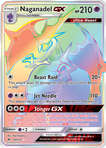 Naganadel-GX 134, Forbidden Light
