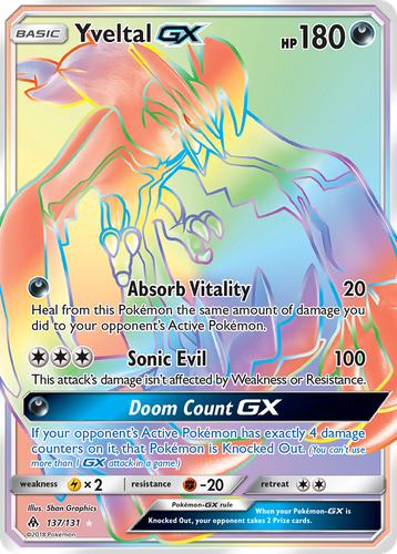 Yveltal-GX 137, Forbidden Light