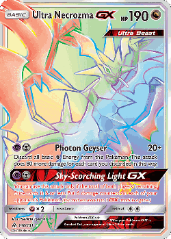 Ultra Necrozma-GX card art