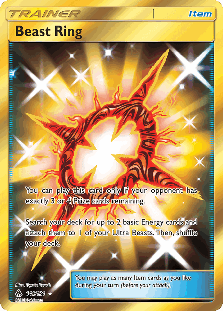 Beast Ring #141 from Forbidden Light - Rare Secret - Illustrated by Toyste Beach