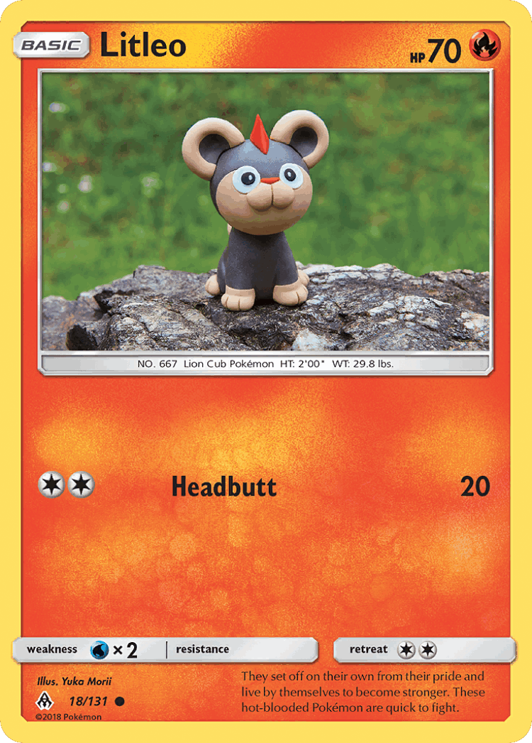 Litleo #18 from Forbidden Light - Common - Illustrated by Yuka Morii