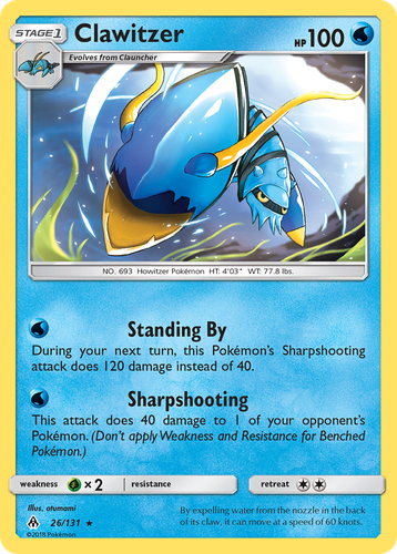 Clawitzer 26, Forbidden Light