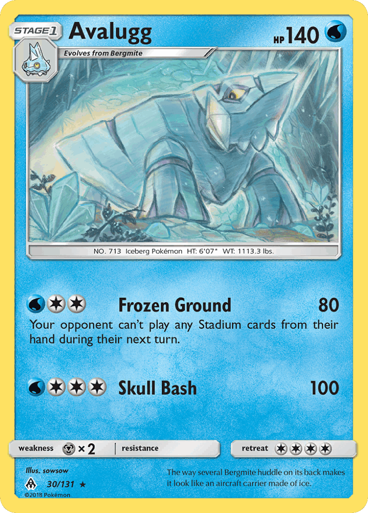 Avalugg #30 from Forbidden Light - Rare - Illustrated by sowsow