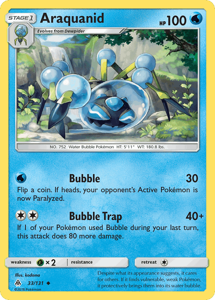 Araquanid #33 from Forbidden Light - Uncommon - Illustrated by kodama