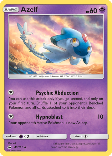 Azelf 43, Forbidden Light