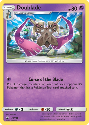 Doublade 48, Forbidden Light