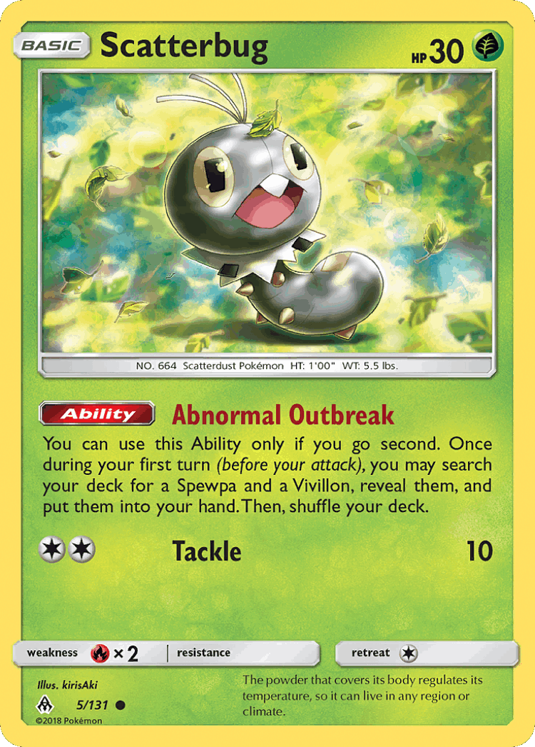 Scatterbug #5 from Forbidden Light - Common - Illustrated by kirisAki