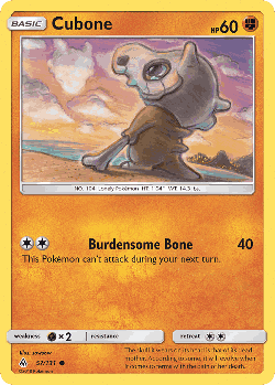 Cubone 57, Forbidden Light