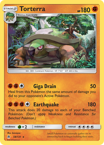 Torterra 58, Forbidden Light