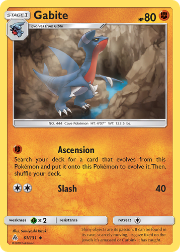 Gabite 61, Forbidden Light
