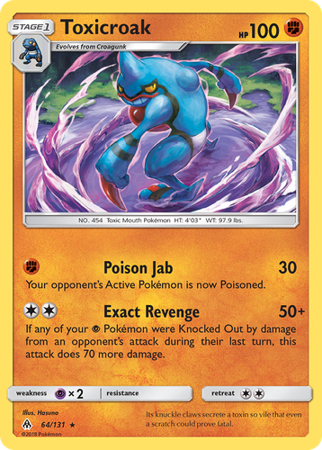 Toxicroak 64, Forbidden Light