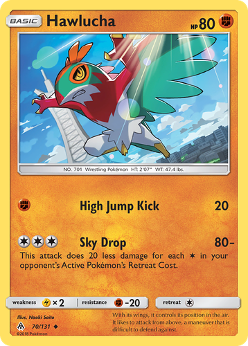 Hawlucha 70, Forbidden Light