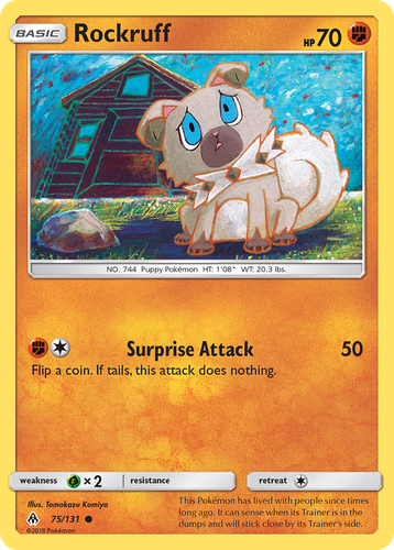 Rockruff 75, Forbidden Light