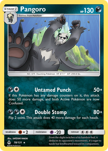 Pangoro 78, Forbidden Light