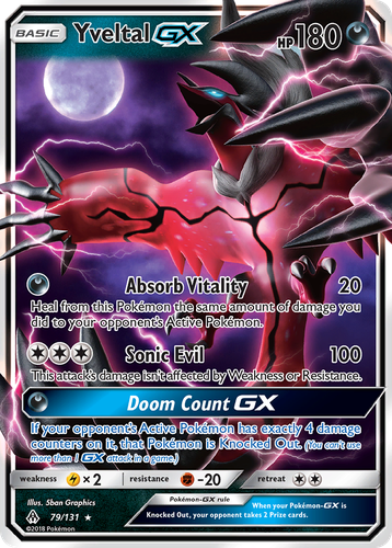 Yveltal-GX 79, Forbidden Light