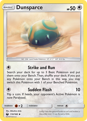 Dunsparce 110, Celestial Storm