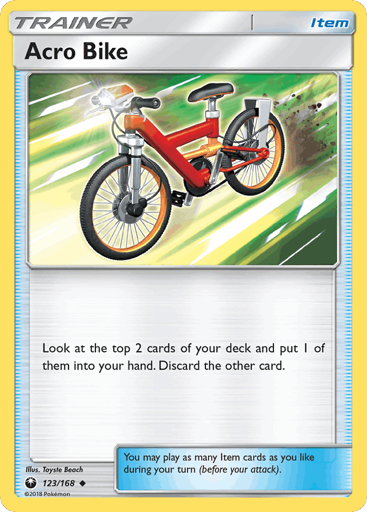 Acro Bike #123 from Celestial Storm - Uncommon - Illustrated by Toyste Beach