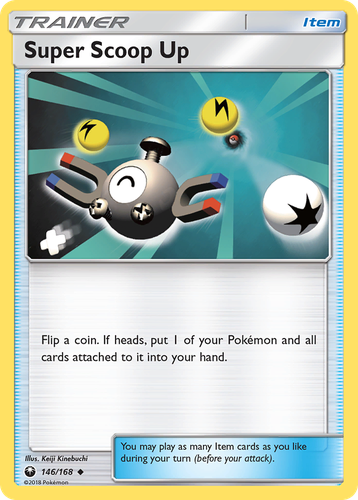 Super Scoop Up #146 from Celestial Storm - Uncommon - Illustrated by Keiji Kinebuchi
