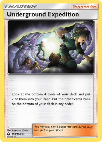 Underground Expedition #150 from Celestial Storm - Uncommon - Illustrated by Kagemaru Himeno