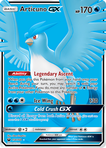 Articuno-GX 154, Celestial Storm