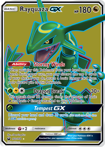 Rayquaza-GX 160, Celestial Storm