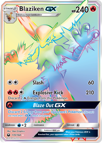 Blaziken-GX 170, Celestial Storm