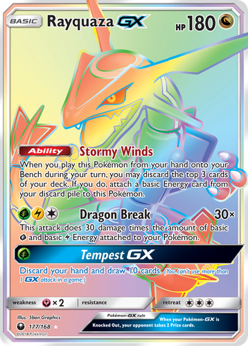 Rayquaza-GX 177, Celestial Storm