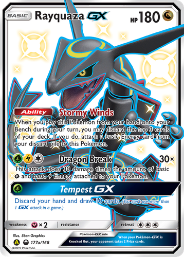 Rayquaza-GX 177, Celestial Storm