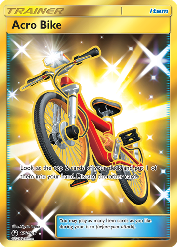 Acro Bike #178 from Celestial Storm - Rare Secret - Illustrated by Toyste Beach